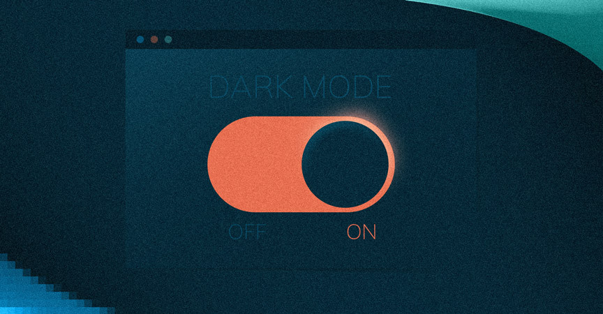 Dark mode web design UX
