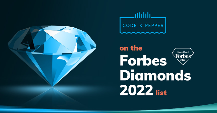 Code & Pepper was awarded with the Forbes Diamond 2022