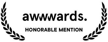 awwwards. honorable mention