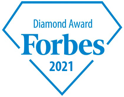 Forbes Diamond Award 2021 for Code & Pepper Software Development Company