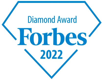 Forbes Diamond Award 2022 for Code & Pepper Software Development Company